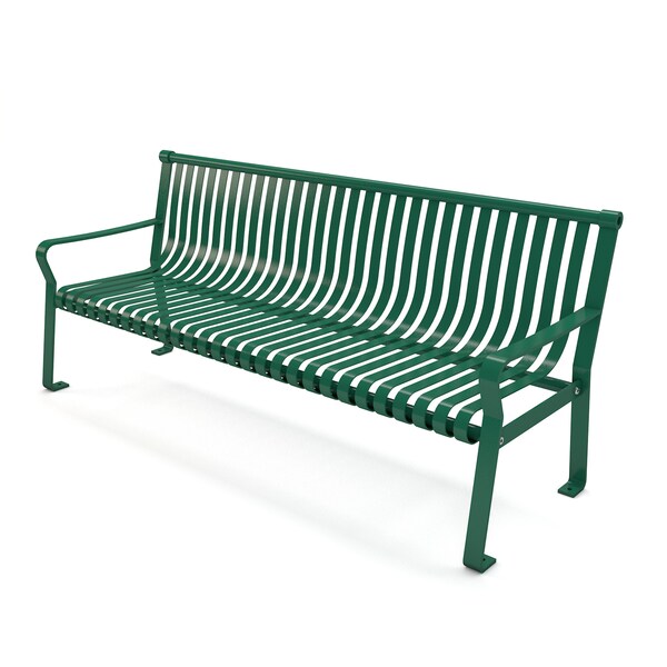 Green 6' Aspen Bench